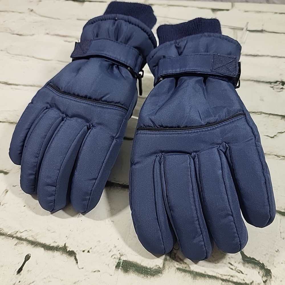 Vintage Thinsulate Insulation Gloves Womens Sz L Large Blue